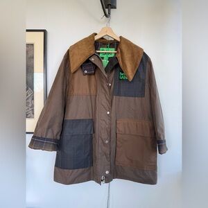 GANNI x Barbour Wax Duffel Coat